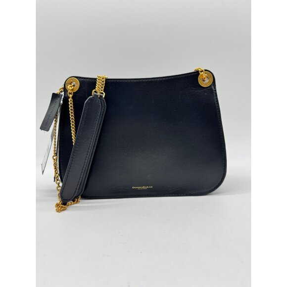 Donna Karan NY Malverne leather suede shoulder crossbody + Dust bag BLACK (Used) - Picture 12 of 16